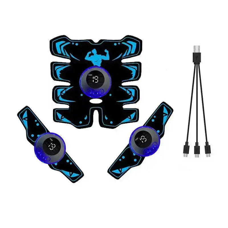 EMS Muscle Stimulator Smart Electric Fitness Abdominal Training Weight Loss Stickers Muscle Relax Body Slimming Shaping Massager HASHTAG