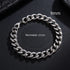 New Trendy Cuban Chain Men Bracelet Classic Stainless Steel 3/5/7/9mm Width Chain Bracelet For Men Women Jewelry Gift HASHTAG