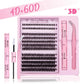 Eyelash Clusters Kit Fluffy Individual Eyelash Extensions With Lower Lash DIY Lash Extension Kit Lash Bond and Seal HASHTAG