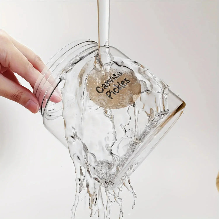 500 pcs 1 roll Kraft Dissolvable Mason Jar Labels Dissolvable Food Labels for Containers Jam Homemade Canning Jar Stickers - HASHTAG