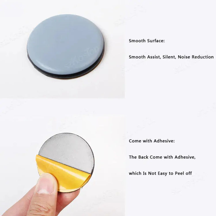 20PCS Furniture Slider Pads Table Chair Leg Sliding Block Anti Scratch Easy Move Heavy Furniture Leg Mat Thickened Moving Pads - HASHTAG