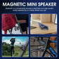 Mini Travel Stereo Speaker Outdoor Magnetic Bluetooth Speaker Wireless Portable with RGB Color Light and Phone Holder for IOS - HASHTAG