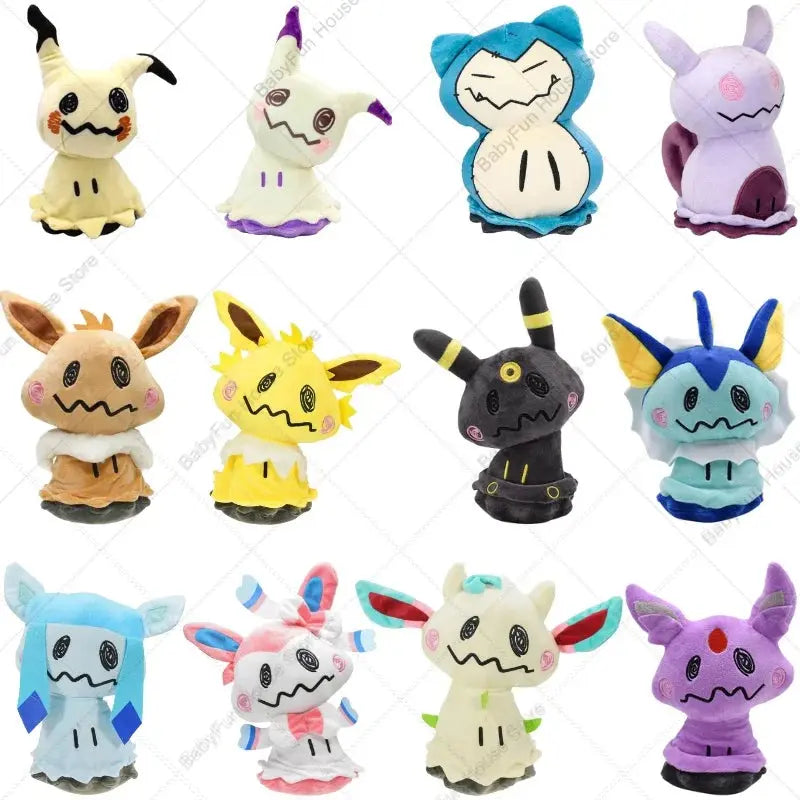 Pokemon Shiny Mimikyu Plush Toys Mimikyu Cos Charizard Snorlax Umbreon Vaporeon Sylveon Eevee Espeon Leafeon Peluche Dolls Gifts - HASHTAG