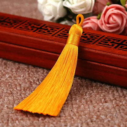 Bookmark Polyester Faux Ice Silk Coil Tassel Chinese Design - HASHTAG