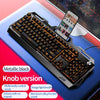 YINDIAO V2 Computer Wired Keyboard E-sports Gaming Typing Office Universal USB Plug-in Hair Light Keyboard Available For Windows System HASHTAG