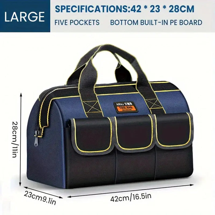 AIRAJ Multifunctional Tool Bags 1680D Oxford Cloth Electrician Bags Waterproof and Wear-Resistant High Capacity Storage Bags - HASHTAG