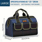 AIRAJ Multifunctional Tool Bags 1680D Oxford Cloth Electrician Bags Waterproof and Wear-Resistant High Capacity Storage Bags HASHTAG