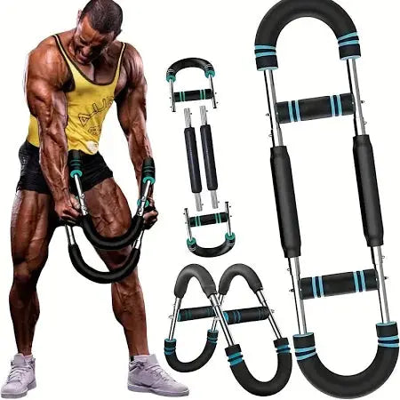 Multi-functional U-shaped Arm Strengthener Chest Trainer Adjustable Forearm Strength Exerciser Home Gym Equipment Bodybuilding - HASHTAG