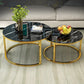 Simple Home Balcony Round Coffee Table - HASHTAG