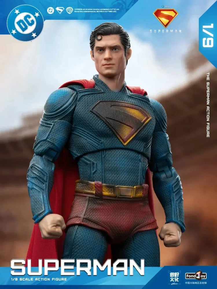 HOT Fondjoy Battle Damaged Superman Action Figure DC Justice League Figures Detective Comics Superman Model Movable Statue Toys - HASHTAG
