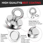 D16~D42mm Strong Suction Salvage Helper, Made of N52 Heavy Rare Earth Material, with Countersunk Hole and Eyebolt Suction metal - My Hashtag Shop