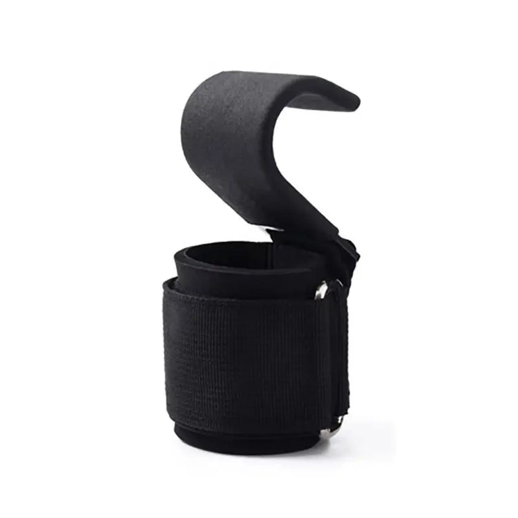 Fitness Squat Weightlifting Pull-Up Wrist Hook Horizontal Bar Exercise Strength Training without Strangling Power Hook