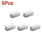 4Pcs USB C Dust Plug With Cleaning Brush Anti Dust USB-C Plug Cover Charging Port Cover Caps For iPhone15 16 Samsung Smart Phone