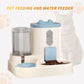 Fully Automatic 2in1 Cat Alimentare Dispenser - Integrated Water And Alimentare Feeding System - Cute Water Dispenser AliExpress