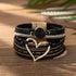 Braccialetto a forma di amore esagerato con strass intarsiati - My Hashtag Shop