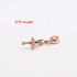 14K Gold Copper Plating Large Hole Spacer Bead Pendant Charms Liebe - Making Life Easier