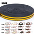 5m/10m Weather Stripping Door Seal Strip Diep Self-adhesive Draft Stopper Tape Window Insulation Noise Rubber Sealing Strip - HASHTAG