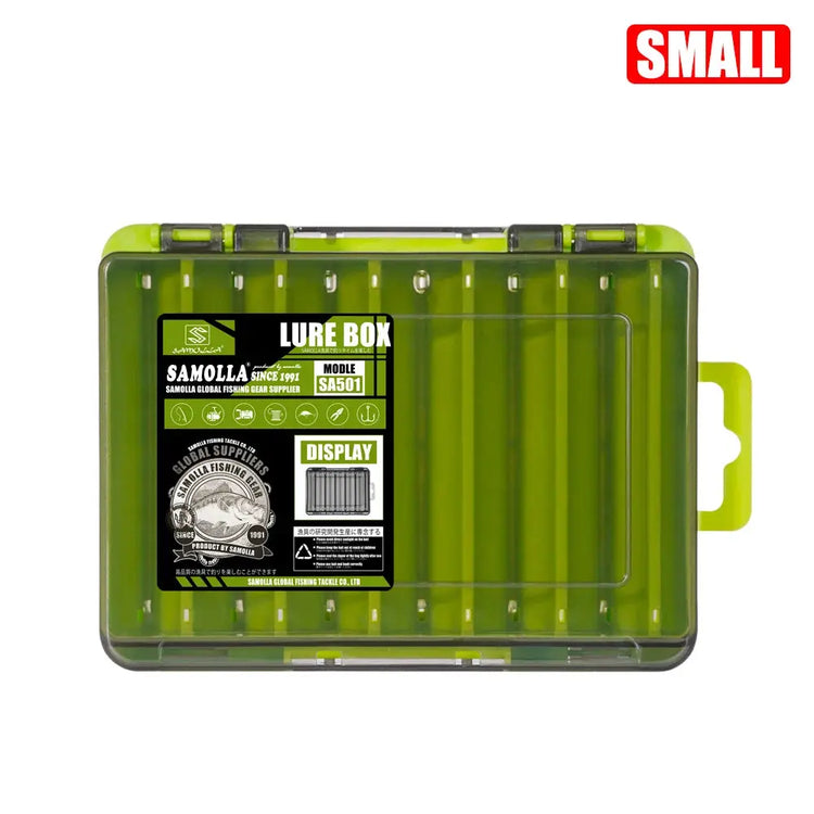 Fishing Tackle Box 14 Compartments Fishing Accessories Lure Hook Storage Case Double Sided Fishing Tool Organizer Boxes - HASHTAG