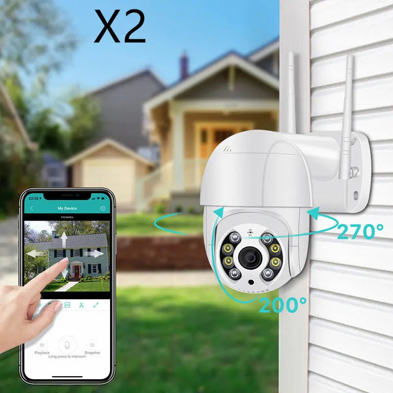 Telecamera di sorveglianza WiFi senza fili - My Hashtag Shop