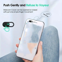 20pcs/100pcs Mobile Phone Computer Lens Cover Camera Protection Cover Metal Blocking Sticker Webcam Cover Privacy Cover HASHTAG