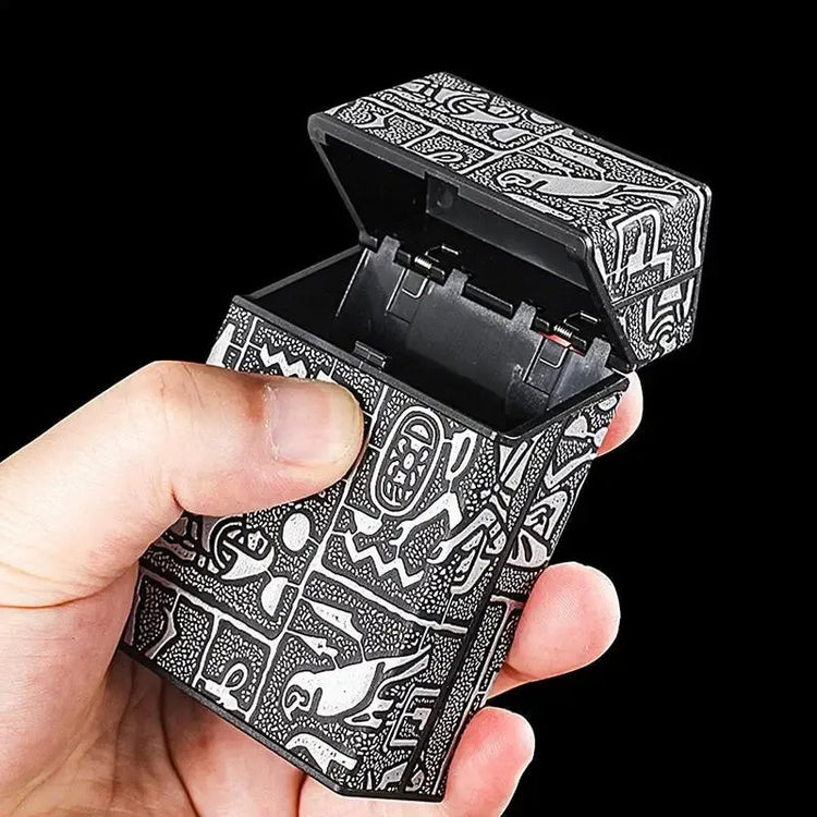 New Cigarettes Case Holder Slim 20-piece Pocket With Inner Buckle Switch Cigarette Protective Case Hand Roll For Carnivals Proms HASHTAG BAR TABACCHI
