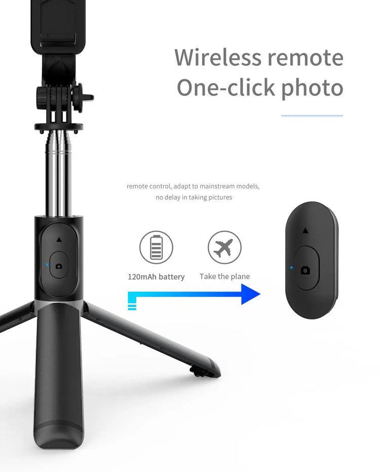 Treppiede per selfie stick da 101,6 cm, supporto per selfie stick estensibile - My Hashtag Shop