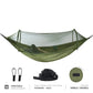 Outdoor Single Person Camping Hammock With Nylon Color Matching Hammock High Strength Parachute Fabric Portable Hanging Bed - HASHTAG