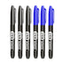 6 PCS Permanent Marker Pen Manga Drawing Markers Black Blue Red Waterproof Ink Sketch Pens Stationery Art School Supplies - HASHTAG