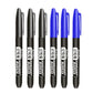 6 PCS Permanent Marker Pen Manga Drawing Markers Black Blue Red Waterproof Ink Sketch Pens Stationery Art School Supplies - HASHTAG