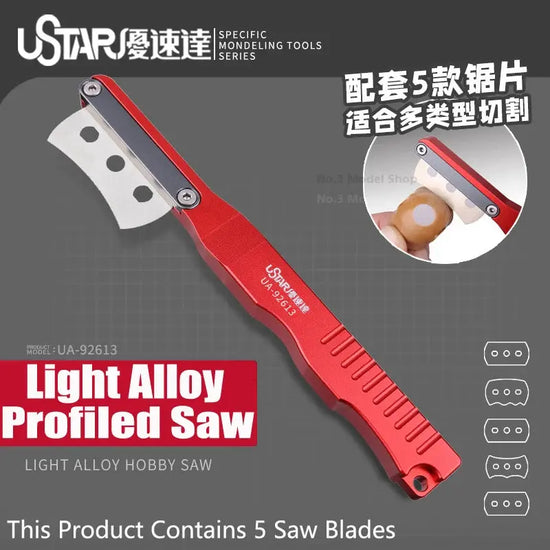Ustar Modification Light Alloy Hand Saw For Mecha Gundam Military Model Hobby DIY Tools - HASHTAG
