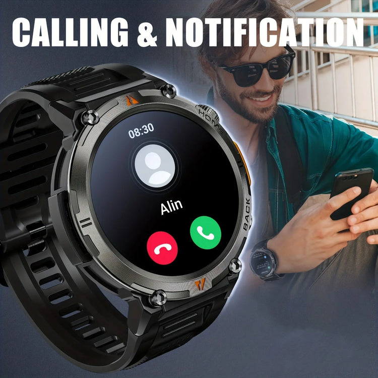 Orologio intelligente JELLOO con torcia, smartwatch touch screen da 3,68 - My Hashtag Shop