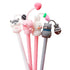 12 Pcs Cute Pet Pens Set - Creative Cartoon Writing Tools for Small Fresh Student Exam, School Supplies