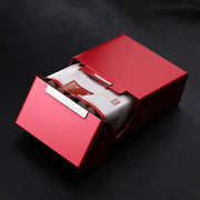 Metal Cigarette Case Box Cover Classic Men's Tobacco Cigarettes Box Case Holder Hard Cigarettes Tobacco Box Case Cover HASHTAG BAR TABACCHI