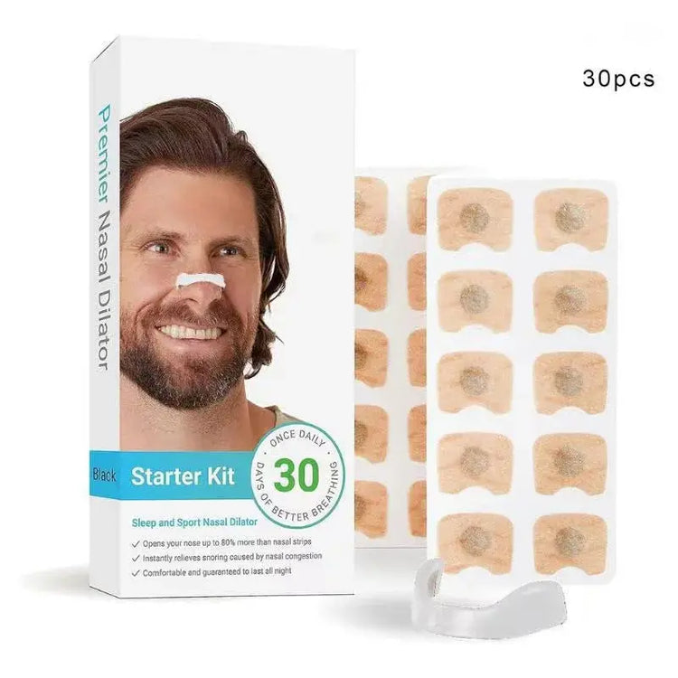 15/30days Magnetic Nasal Breathing Dilators Starter Kit for Nose Improve Sleep Quality Snoring Anti Snoring Sleep Mouth Tape - My Hashtag Shop