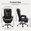 Home Computer Chairs Office Gaming Chairs Big and Tall Desk Chair Back Support Computer Desk Chair Ergonomic High Back Chair Managerial Executive Office Desk Chair with Weels HASHTAG