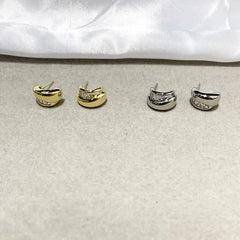 Compact And Exquisite Zircon Earrings That Are Versatile And Elegant HASHTAG