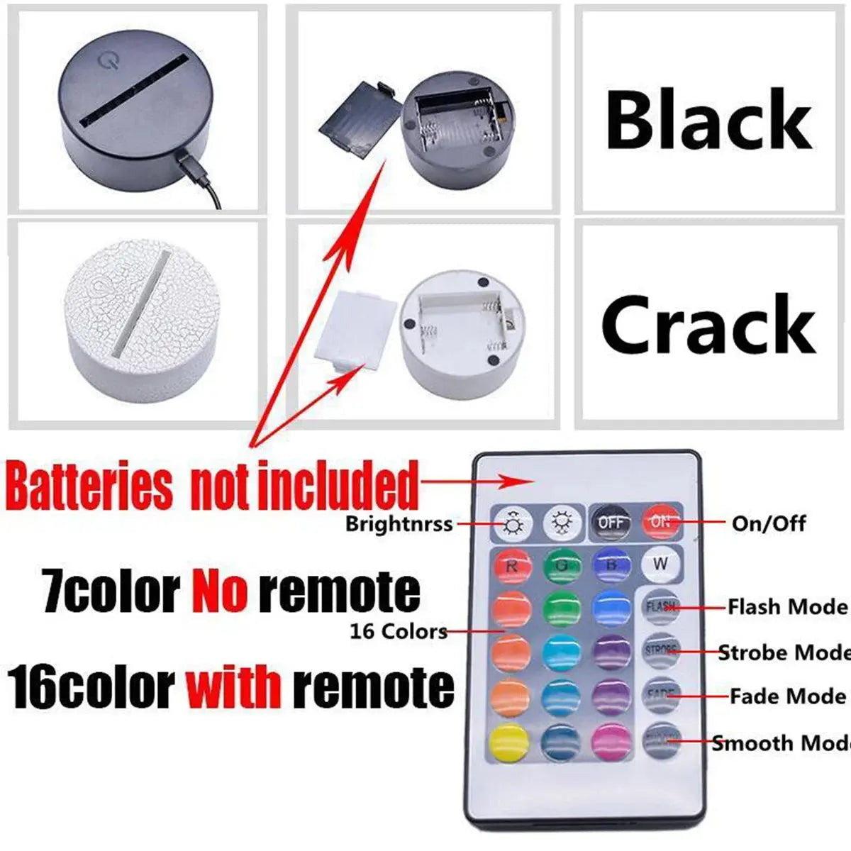 3D LED Gaming Setup RGB Lamp USB Powered Gaming Room Children&