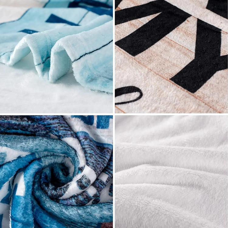 Gifts for Husband, Husband Gifts Blanket from Wife, Anniversary Romantic Gifts for Him, Birthday Gifts for Husband Blanket 60"X50", Husband Gifts for Christmas Valentine Father&