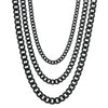 3.5-7MM Wide Stainless Steel Necklaces For Men Punk Cuban Link Chain Choker Women Hip Hop Fashion Party Jewelry Accessories HASHTAG