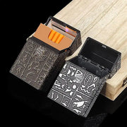 New Cigarettes Case Holder Slim 20-piece Pocket With Inner Buckle Switch Cigarette Protective Case Hand Roll For Carnivals Proms HASHTAG BAR TABACCHI