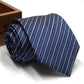 Classic Stripe Necktie Men Business Formal Wedding Tie 8Cm Blue Black Pink Red Neck Ties Fashion Shirt Dress Accessories