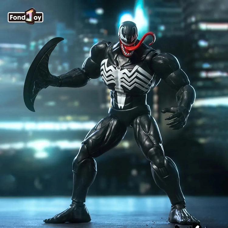FondJoy Marvel Venom Action Figure 1/12 Venom Plastic Model Kit Anime Figurine Collection Model Statue Toys - HASHTAG