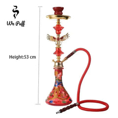 WE PUFF Smoking Pipe Hookah Set with Tobacco Bowl Water Pipe Narguile Complete Кальян Kit for Sheesha Shisha Smoke Accessories HASHTAG BAR TABACCHI