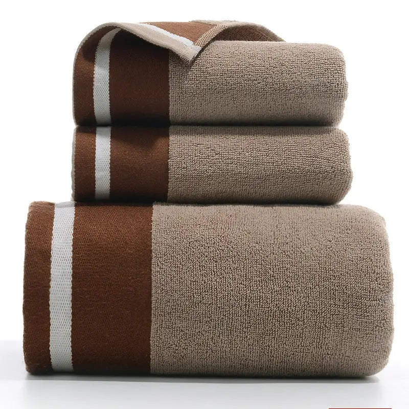 Pure Cotton Towels Three-piece With Hand Bath Towel Class - HASHTAG