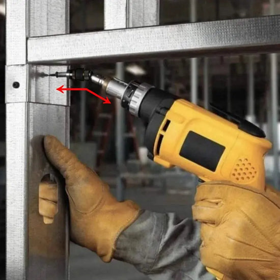 1/4 "Hex Magnetic Ring Screwdriver Bits Drill Hand Utensili Drill Bit Extension Rod Quick Change Holder Drive Guide Screw Drill Tip HASHTAG