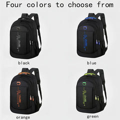 Spring New Backpack, Leisure Business Travel Backpack, Large Capacity Junior High School Bag, Computer Men's Bag (Zipper Direction Assorted Varieties) HASHTAG