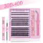 Eyelash Clusters Kit Fluffy Individual Eyelash Extensions With Lower Lash DIY Lash Extension Kit Lash Bond and Seal HASHTAG