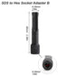 Clearance_Electric Hammer Adapter Power Drill Screwdriver Converter SDS Plus Convert to 1/4 Hex Shank Magnetic Socket Nut Impact