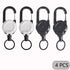 1/2/4pcs Extendable Retractable Holders Keychain Badge Reels Heavy Duty Clip With Carabiner Key Chain For Men Outdoor Bags - My Hashtag Shop