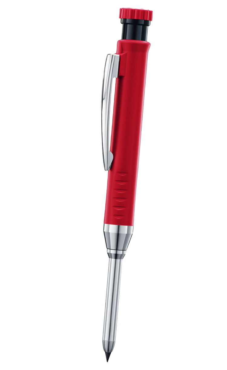 Solid Carpenter Mechanical Pencil with Sharpener Woodworking Tools 2.8mm 3 Colors Refill Construction Tools Stationery Supply - HASHTAG